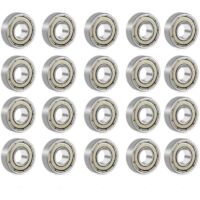 608 ZZ Roulement à Billes Métal Double Blindage Roulement Skate pour Roller, Skateboard, Longboard, Waveboard 8x22x7 mm 20Pcs