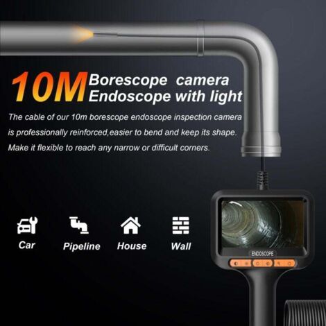 Cámara Endoscopio Infantil Con Pantalla IPS De 2.4″ Y 2MP – Juguete STEM Con Luz LED Y Lente Impermeable IP67
