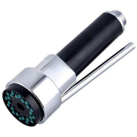 Grifo de cocina de latón con rociador extraíble, grifo mezclador retráctil para fregadero de cocina, repuesto para grifo, cromado, G1/2 (1/4)