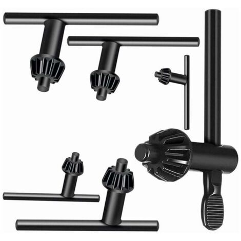 Llave de mandril de taladro, 6 piezas, llave universal para mandril de presión para herramienta de sujeción de taladro eléctrico (20 mm/10 mm/13 mm/16 mm/4 mm/6 mm) (1/4)