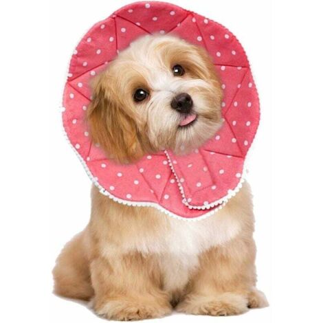 Cómodo collar postoperatorio para perros y gatos, resistente, impermeable, resistente a arañazos y mordeduras, fácil de limpiar, con cierre ajustable. (1/4)