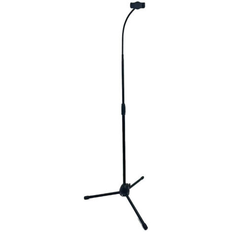 Trípode portátil para tableta o smartphone, altura ajustable de 90 a 170 cm, rotación de 360°, para transmisión en vivo, vídeo y películas. Apto para teléfonos móviles de 7,5 a 12 cm de largo.