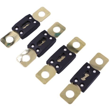 Paquete de 2 portafusibles ANL con carcasa transparente y 2 fusibles ANL-300A-32VDC para sistemas de audio y video, 300A