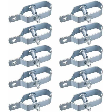 10 tensores de malla de alambre, tensores de cerca, tensores de alambre de púas, kit de conector de tensor de cuerda para alambre de tensión (1/4)