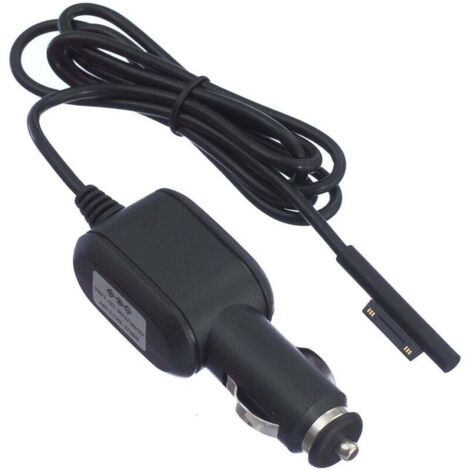 Cargador portátil para coche de 12 V CC y 2,58 A para tableta Microsoft Surface Pro 3 y Pro 4 de 12 pulgadas (cargador para coche Surface Pro 3) (1/4)