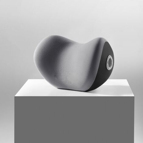 [NUNCA USADO] Almohada cervical para asiento de coche, cómoda y transpirable, de espuma viscoelástica, funda extraíble, 16 x 18 x 11 cm, juego de 2, color negro (1/4)