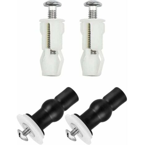 [NUNCA USADO] bisagras para tapa de inodoro, tornillos de expansión para tapa de inodoro, juego de tornillos para tapa de inodoro, repuestos para tapa de inodoro