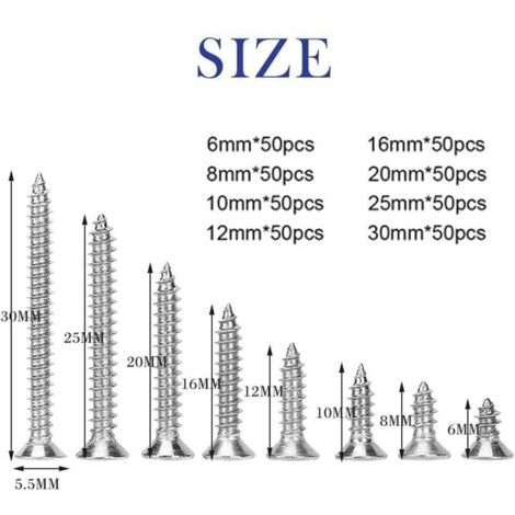 Tornillo De Cabeza Plana Phillips ServoCity (6-32 UNC, Longitud 3/8