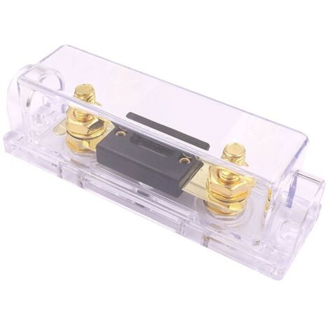 [NUNCA USADO] Portafusibles ANL (paquete de 2) con carcasa transparente y 2 fusibles ANL-300-A-32-VDC para sistemas de audio y video, 200 A