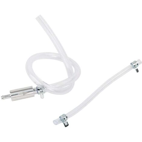 [NUNCA USADO] Kit de purga de frenos para motocicleta, jeringa de aluminio y PVC, manguera de purga de frenos, bomba de aceite, válvula antirretorno, kit de purga de freno y embrague de 45 cm para mot
