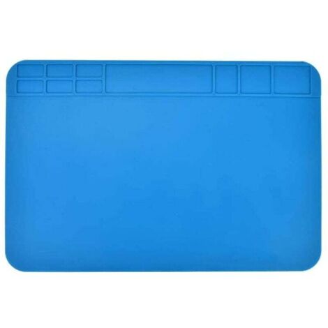 [NUNCA USADO] Alfombrilla de silicona para trabajo, soldadura y reparación de placas de circuito impreso (30 x 20 cm)