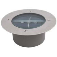 Luces solares para exteriores, paquete de 4, 3 focos LED solares para jardín, IP65, resistentes al agua, luz decorativa para césped, caminos, terrazas, jardines y entradas (redondas, blanco frío)