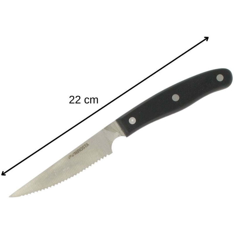 Achat Couteau de cuisine professionnel 24 cm lame crantée Nirosta Star en gros