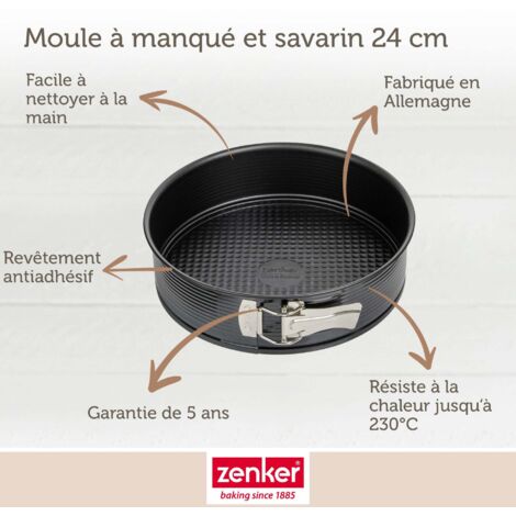 Moule à manqué et à savarin double fond 26 cm Tradition Dr. Oetker