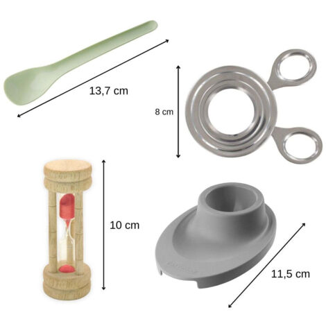 Ensemble De 4 Ustensiles De Cuisine Pliables MSR - Légers Et Compacts Pour Camping Et Randonnée