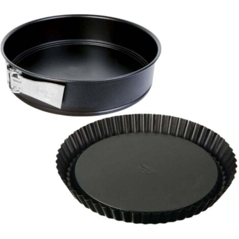 Duo Moule à tarte renversée 28 cm et Moule à manqué à charnière 26 cm Dr.Oetker Tradition (1/5)
