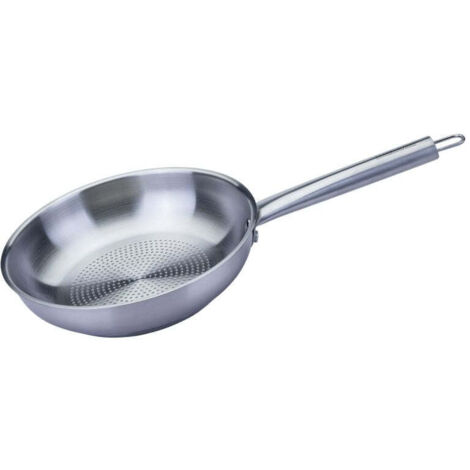 Fackelmann Set Poêle Inox 20 Cm Avec Couvercle Verre Et 6 Ustensiles - Induction Tous Feux, Sans PFAS, Idéal 1-2 Personnes