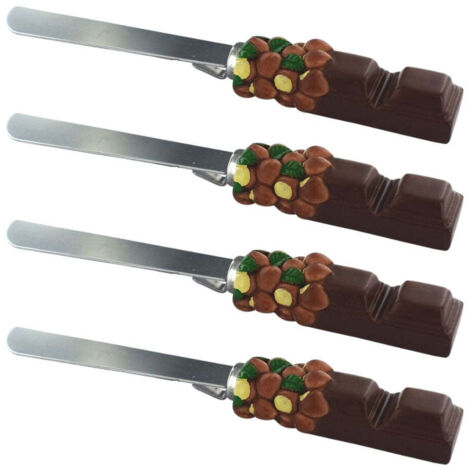 Ensemble de 4 Spatules pour pâte à tartiner 19 cm Fackelmann (1/4)