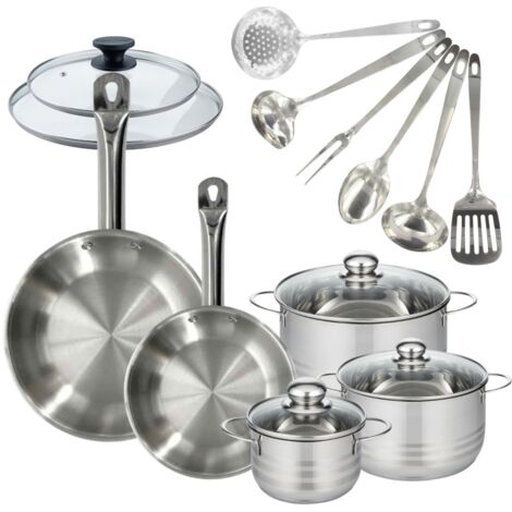 Lot De 2 Bols Inox Navaris 20 Et 24 Cm Avec Couvercles + 3 Râpes