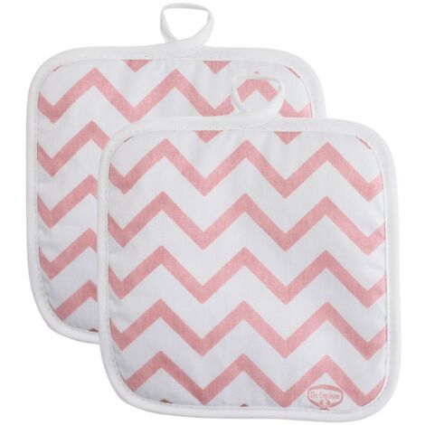 Set 2 Maniques Motif Papillon PETTI Artigiani Italiani - Presines Cuisine, Set De 2 Maniques Microfibre Hypoallergénique