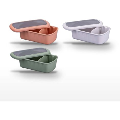 Lot de 3 Lunchbox 1L Fackelmann Storage avec compartiments réglables (1/5)