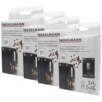 Ensemble de 4 Packs entretien détartrant et nettoyage pour machine à expresso Fackelmann Petit Déjeuner