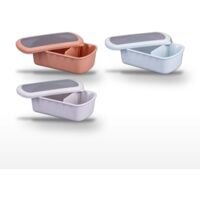 Lot de 3 Lunchbox Fackelmann Storage 1L Rouge, Bleu et Beige