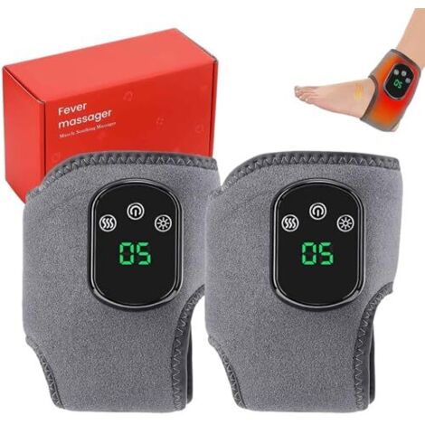 Fußmassagegerät, 3-in-1-Massagegerät, elektrische Fußmassage mit  Heizfunktion, mehrstufige Vibrationen und Kombinationsmodus, einstellbar,  