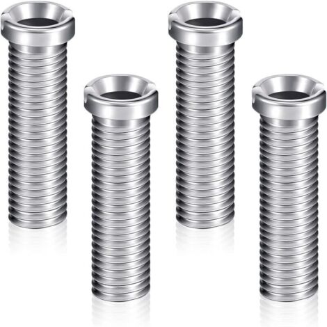 [NIEMALS VERWENDET] 4 Spülkorbschrauben, 45 mm, Edelstahl, Abflussschrauben, Befestigungszubehör, Spülbeckenbolzenschrauben, Spülkorb-Sieb-Stopper-Schrauben für Küchenwaschbecken (1/4)