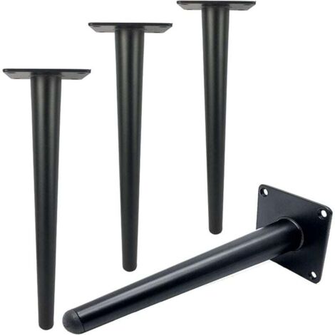 [NIEMALS VERWENDET] Packung mit 30 cm langen Tischbeinen aus Metall für moderne Möbel, Kommoden, Schränke, Schreibtische, Stühle, Ottomanen, Ersatz-Möbelstützbeine, 800 kg Tragkraft (1/4)