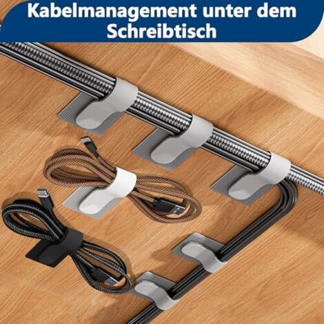 [NIEMALS VERWENDET] 50 Stück Kabelmanagement Schreibtisch, Kabelbinder