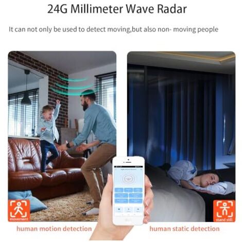 Produktbild von 24G Millimeterwellen-Radarmodul LD2412 Zur Anwesenheitserkennung – Weitwinkel & Bis 9 M Reichweite