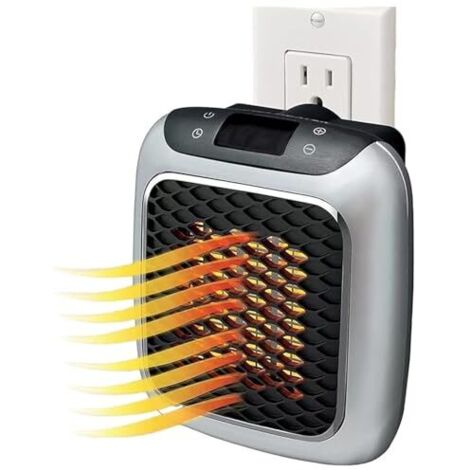 Heizung Steckdose, Mini Well Heater Wärmen Sie Ihr Zuhause sofort, Die perfekte Lösung für wohlige Wärme an kalten Tagen