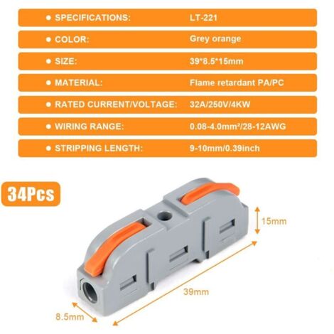 Drahtverbinder, SCH-2 Schnellverbinder, Klemmenblockverbinder