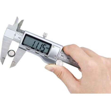 Preciva Digitaler Messschieber 150mm – Spritzwassergeschützt, 0,01mm Auflösung, Mit LCD-Display, Daumenrolle & Ersatzbatterie Preciva Digitaler Messschieber 150mm – Spritzwassergeschützt, 0,01mm Auflösung, Mit LCD-Display, Daumenrolle & Ersatzbatterie