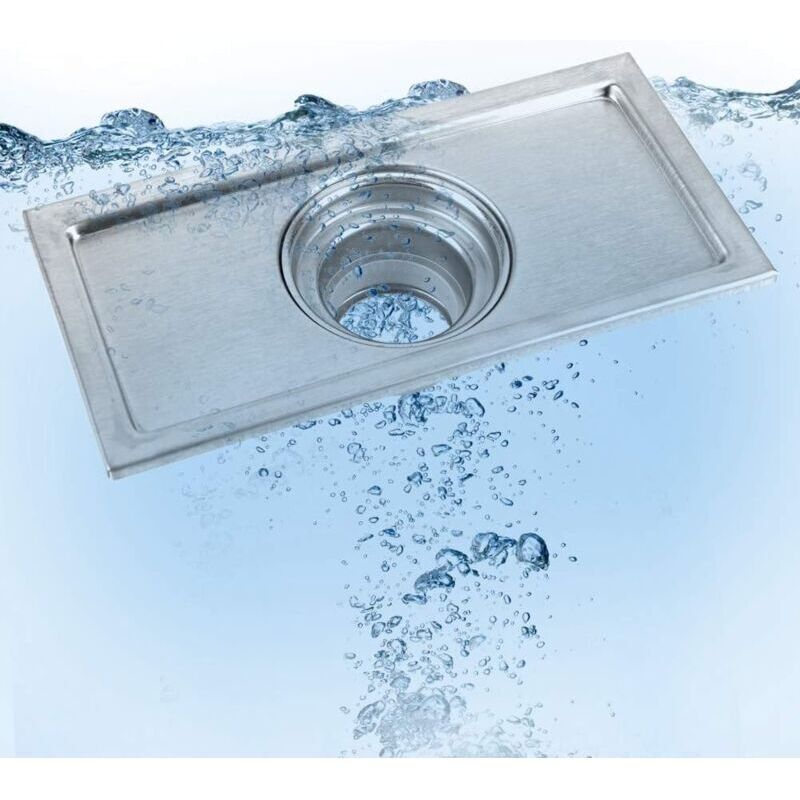 WEBANG Scarico lineare per doccia da 30,5 cm, rettangolare