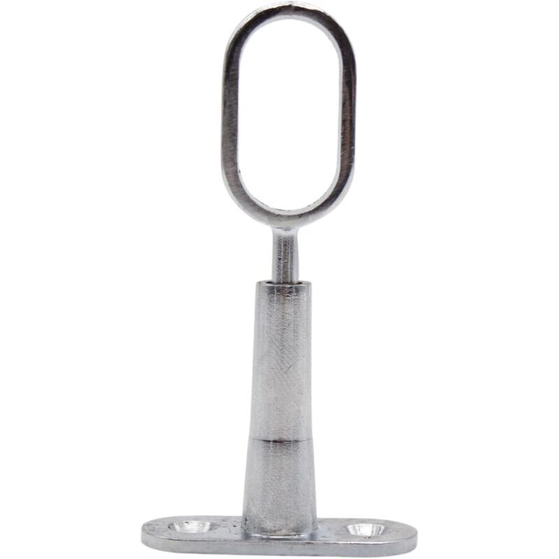 Supporto flangia per asta dell'armadio in acciaio inox 304 (4 Pezzi