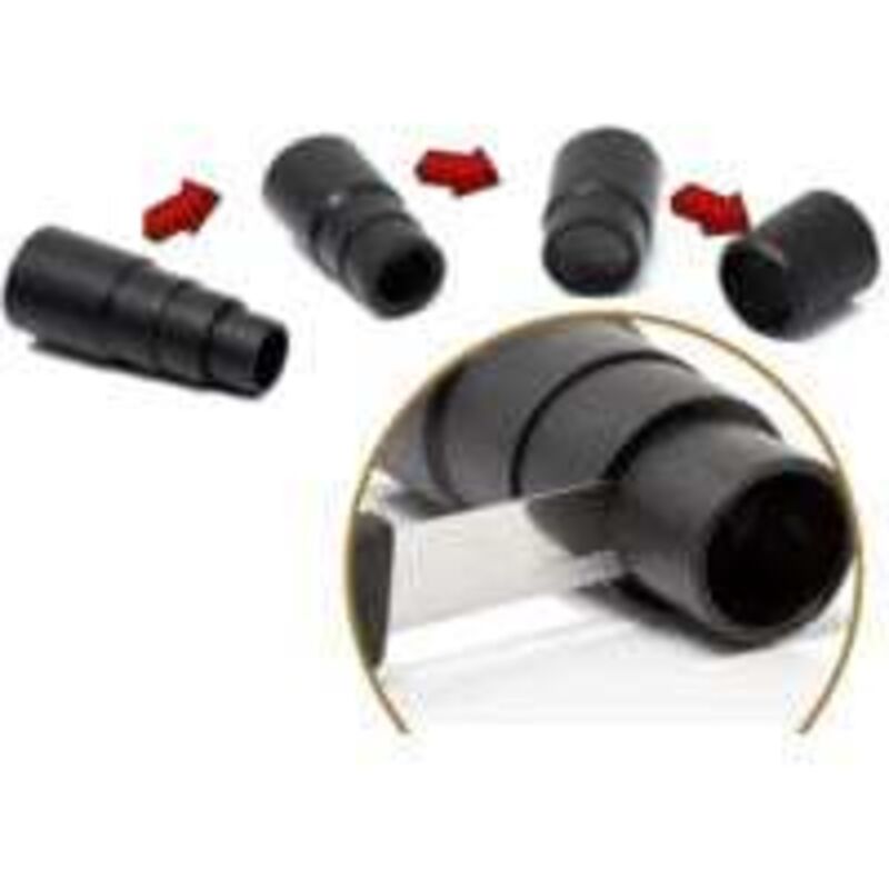 Adattatore Universale Per Aspirapolvere In PVC – Set Da 4 Pezzi Con Diametri 25-42mm Per Officina E Casa - 2