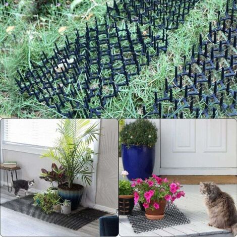 15 tappetini deterrenti per gatti, 15,5 x 20 cm, in plastica, con