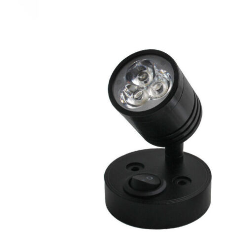 Luce da lettura a LED da 12 V con porta di ricarica USB, dimmerabile al tatto, luci interne per auto, camper, camper, roulotte, barca, bianco caldo (1 pezzo