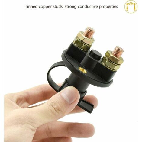 Interruttore Avviamento Motore Relè Solenoide Starter 12V 500A - 4 - Foto 6