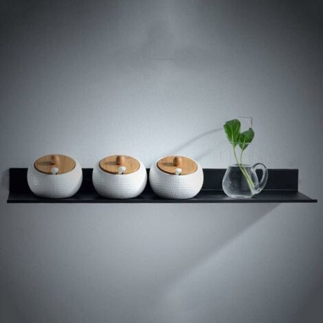 Set Di 2 Mensole Galleggianti Profonde 30,5 Cm - Scaffali Da Parete