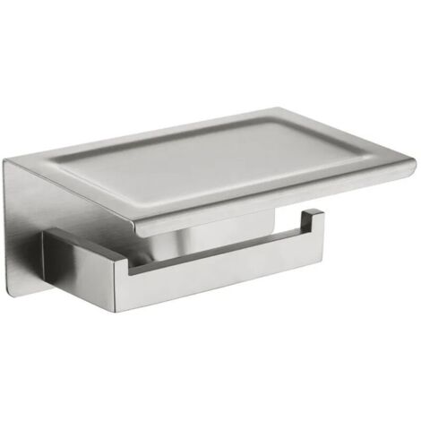 Porta Carta Igienica da Parete con Mensola per Telefono in Alluminio Porta Rotolo Carta Igienica, Cucina, oro, Doppio | Leroy Merlin