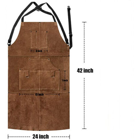 Grembiule Da Saldatore, 8 Tasche, Grembiule Da Cucina Grembiule Da Barbecue Per Uomo E Donna Cinghie Incrociate Regolabili Per Parrucchiere Falegname 86867564