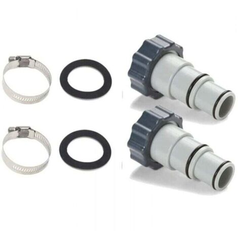 JAMSSOW Tubo per piscina da 38 mm, connettore e adattatore per tubo flessibile Intex Bestway Coleman, prolunga per connettore (2 vie 1,5