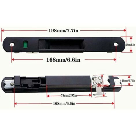 BULLONE DELLA PORTA Scorrevole Serratura Di Sicurezza Canna EUR 7,86 - 6
