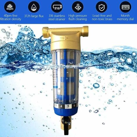 Filtro per acqua riutilizzabile, filtro Spin-Down per acqua di