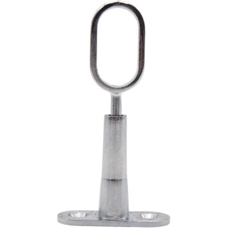 Supporto per Asta Armadio in Acciaio Inox, 4 Pezzi Forma di U Asta