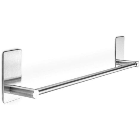 KES Porta Asciugamani Bagno Doppio Porta Salviette da Parete Portasciugamani 60CM Acciaio Inossidabile SUS304 Spazzolato, A2001S60-2