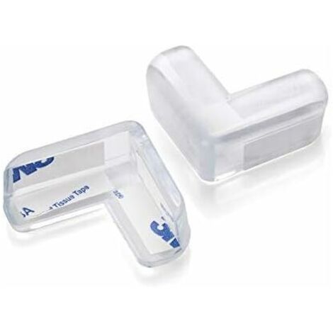 Paraspigoli Trasparenti, Lesfit Paraspigoli Bambini 20 Pezzi Con Adesivo 3M, Paraspigoli Angolari Bimbi Silicone PVC Spigoli Sicurezza Proteggi Spigoli Bambini